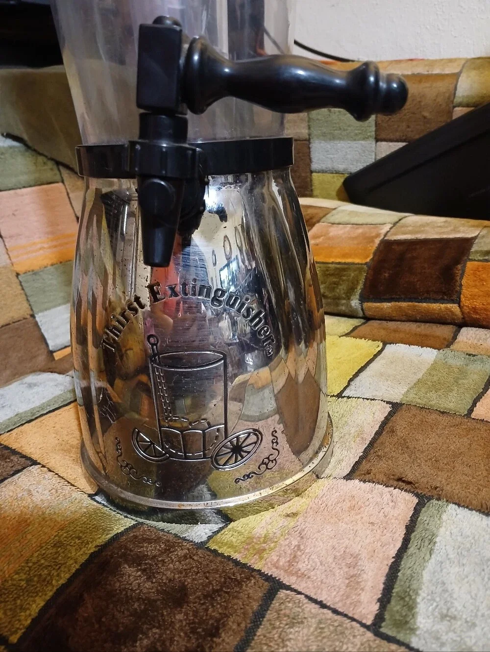 Godinger Chrome Chill It Beverage Dispenser Thirst Extinguisher